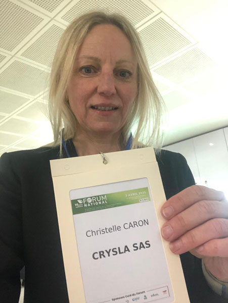 Christelle CARON et la Masticbox SADURR® aux vitrines de l'innovation